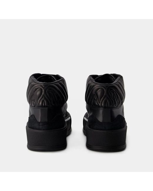 McQueen Black Deck Sneakers for men