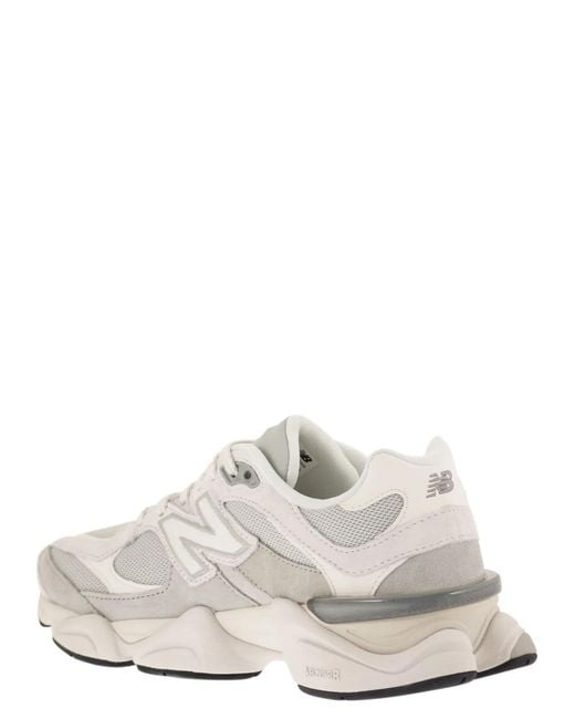 New Balance White 9060