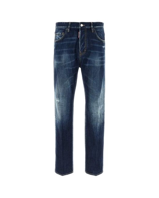 DSquared² Blue Classic Denim Pants for men