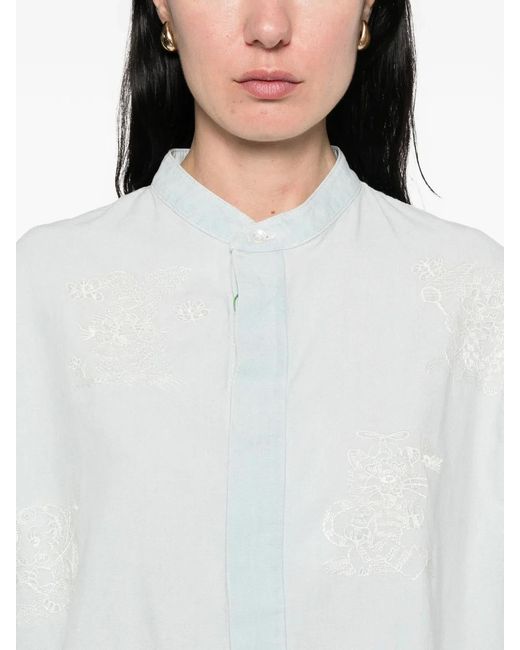 KENZO White Cotton Shirt
