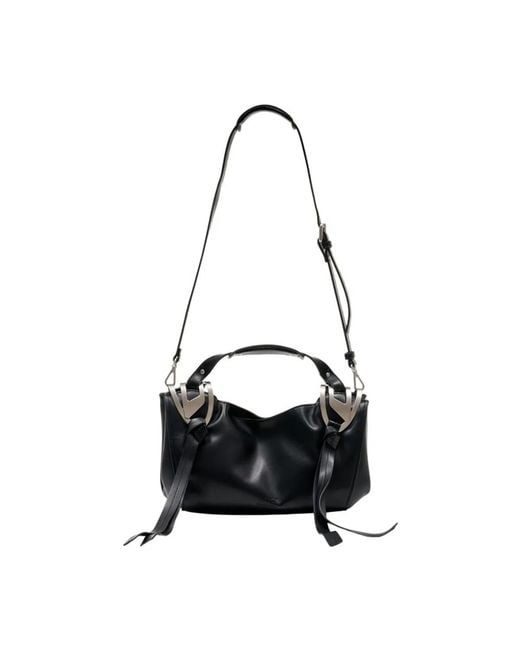 DIESEL Black Polyurethane Shoulder Bag