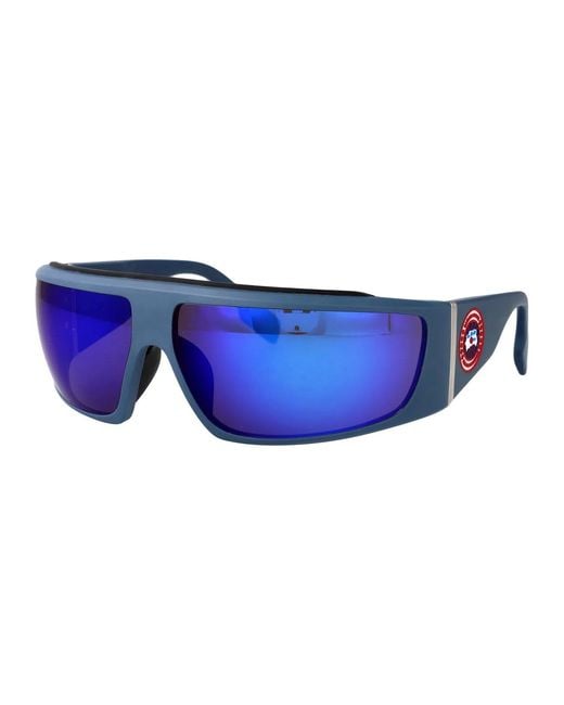 Canada Goose Blue Medium 4 Injected Sunglasses