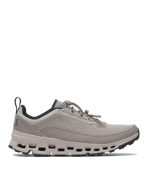 On Shoes Gray Rubber Sneakers for men