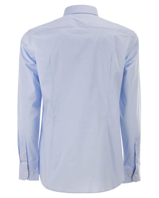Boss Blue Slim Fit Shirt for men