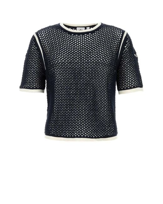 Adidas Black Wales Bonner X Adidas Wb Knit Tee for men
