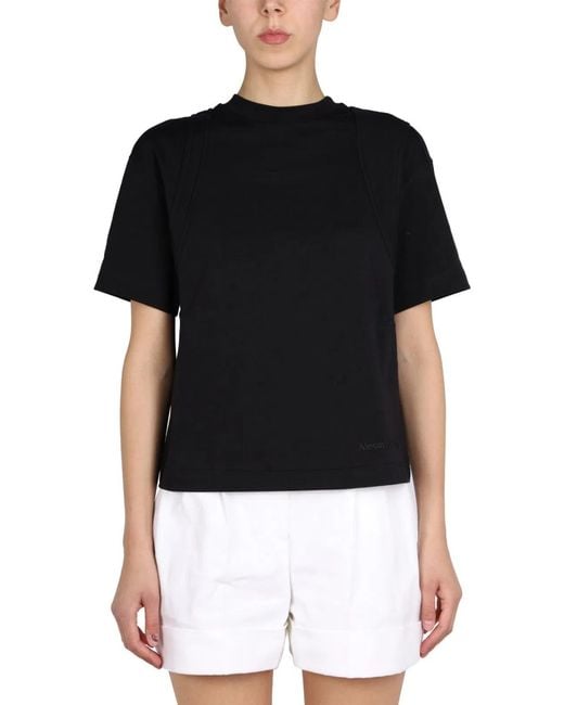 McQueen Black Crewneck T-Shirt