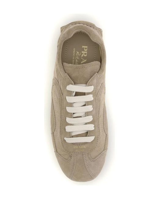 Prada White Montecarlo Re-Edition 2005 Sneakers