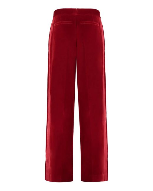 J.W. Anderson Red Velvet Trousers