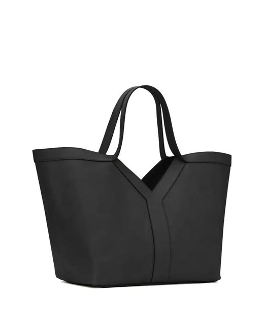 Saint Laurent Black 'Y' Tote