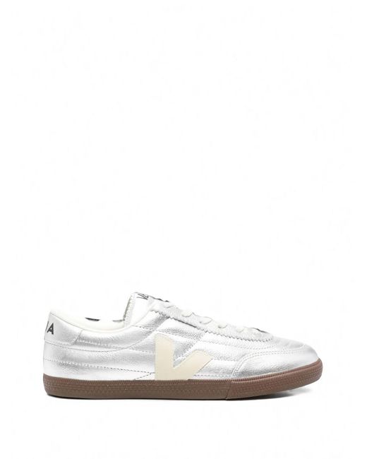 Veja White Off Leather Shoes