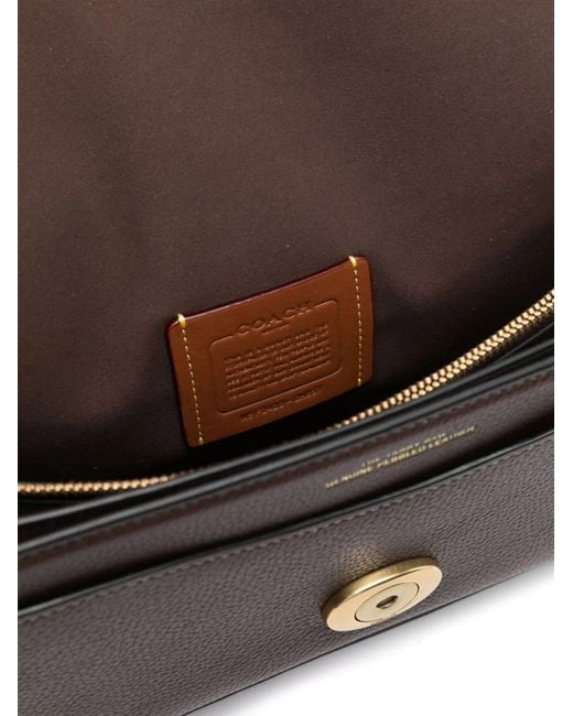 COACH Brown Tabby 26 Leather Shoulder Bag