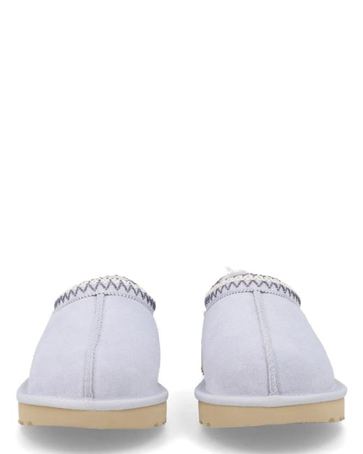Ugg White Leather Flats