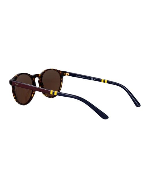 Polo Ralph Lauren Brown Acetate Sunglasses for men