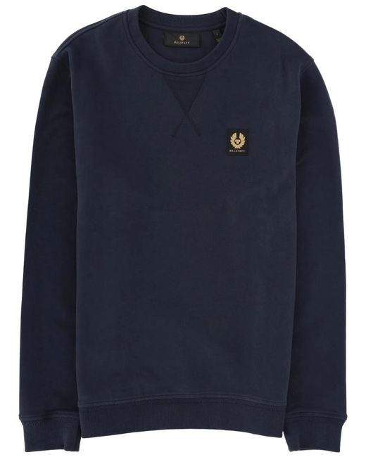 Belstaff Blue Sweatshirt With Logo for men