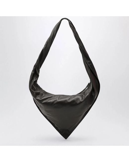 Lemaire Black Small Extended Scarf Bag