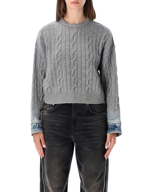 Haikure Gray Karine Wool Sweater