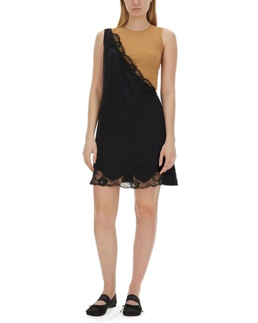 MM6 by Maison Margiela Black Midi Dress