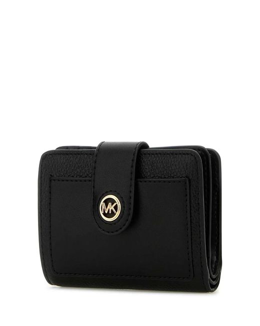 MICHAEL Michael Kors Black Michael By Michael Kors Mk Charm Sm Tab Compact Pckt Wllt