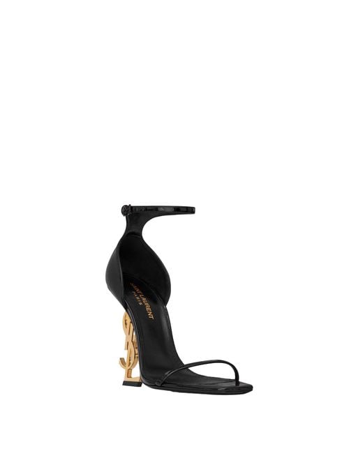 Saint Laurent White Opyum Sandals