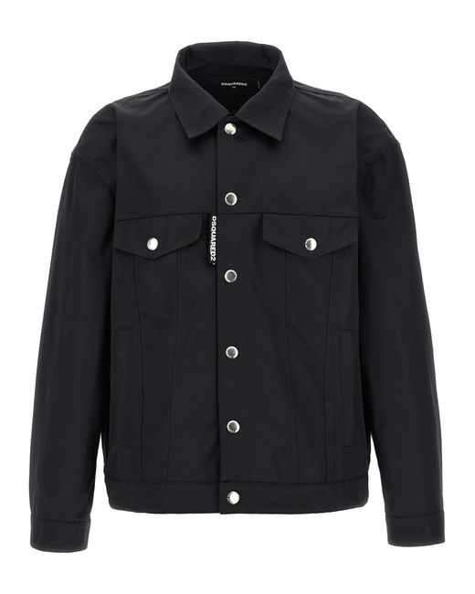 DSquared² Men's Blue Ever Jean D2' Jacket