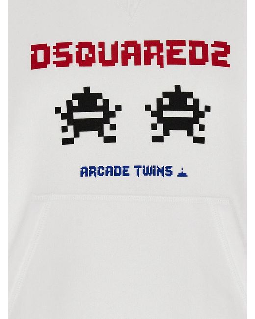 DSquared² White 'Cool Fit' Sweatshirt for men