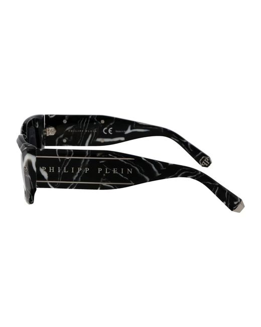Philipp Plein Black Acetate Sunglasses