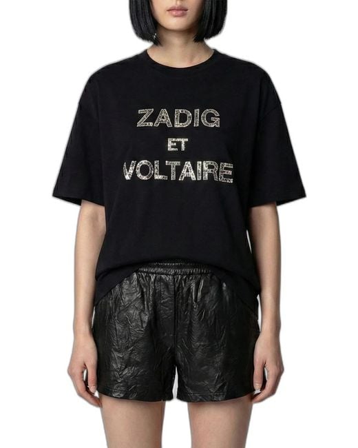 Zadig & Voltaire Black Zadig&Voltaire Tedda T-Shirt