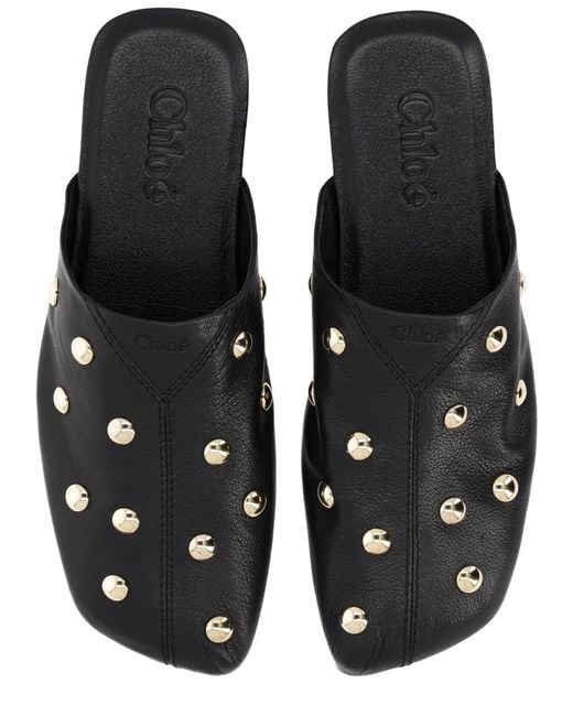 Chloé Black Sabot Rita