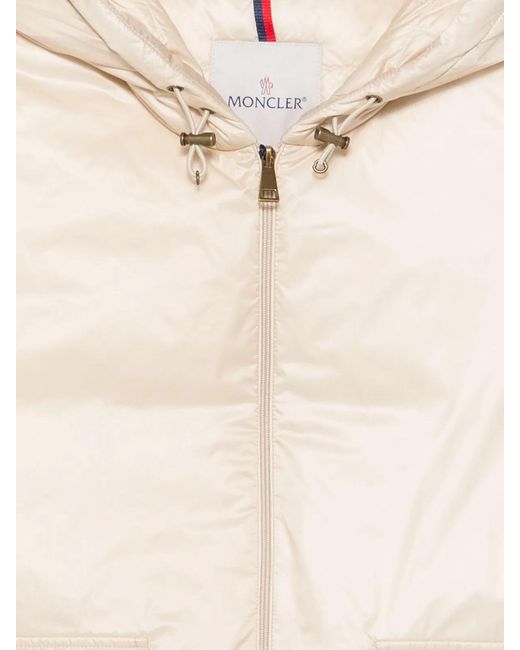 Moncler Natural Lansette Hooded Gilet