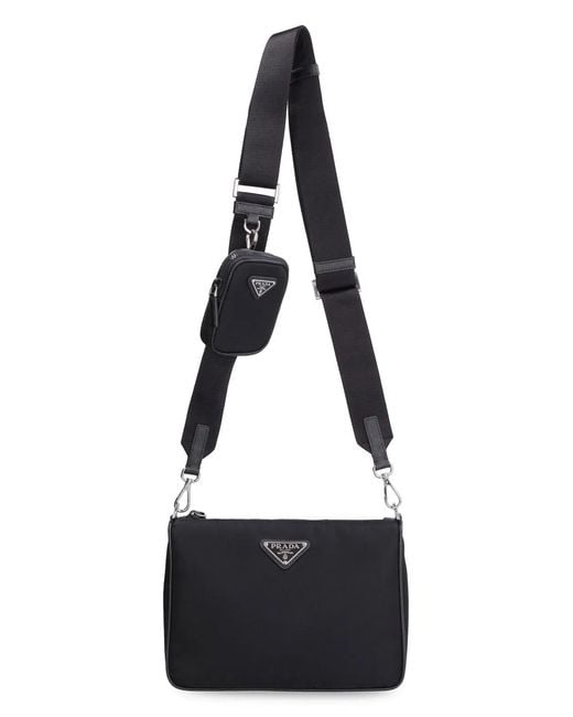 Prada Black Bandoliera Bag for men