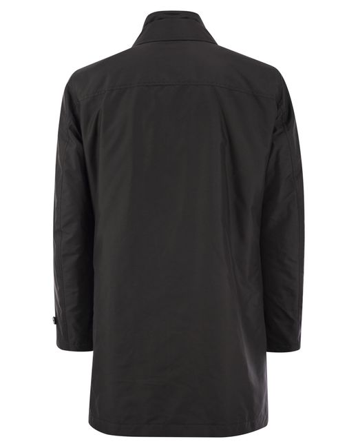 Fay Black Easy Morning Coat for men