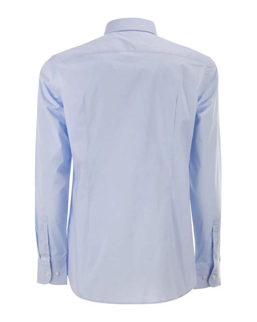 Boss Blue Slim Fit Shirt for men
