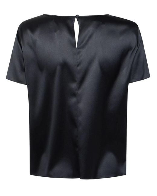 Emporio Armani Black Silk Top