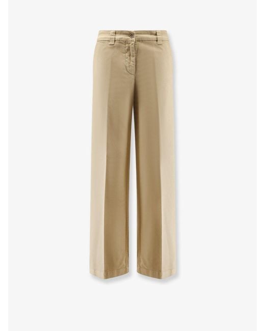 Aspesi Natural Cotton Trousers