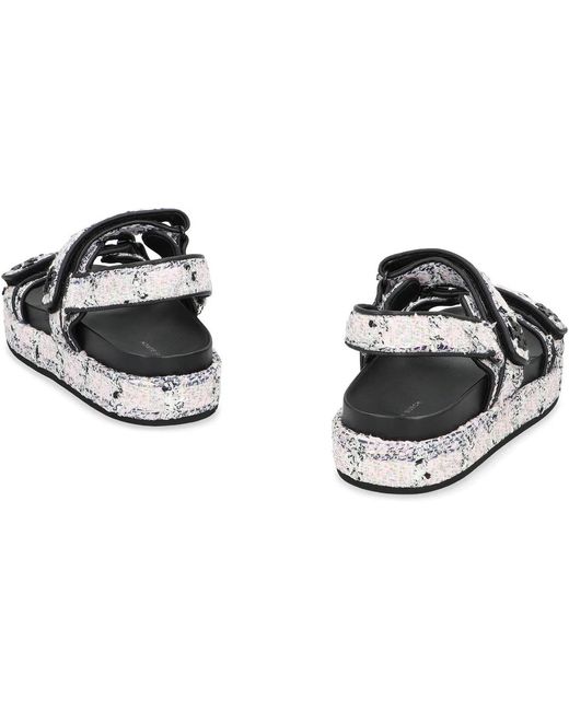 Tory Burch White Kira Sport Sandals