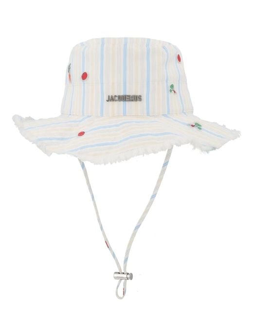 Jacquemus White Cappello "Artichaut"