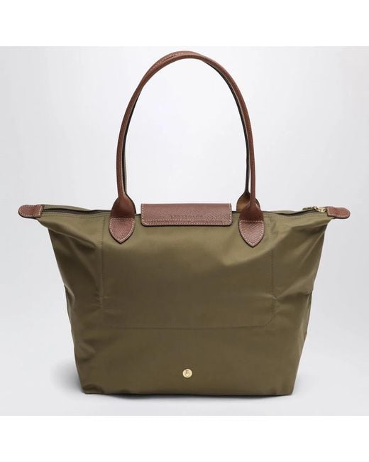 Longchamp Green Le Pliage Original M Bag