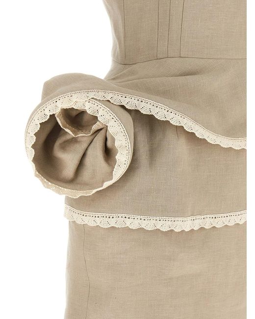 Magda Butrym Natural '52' Dress