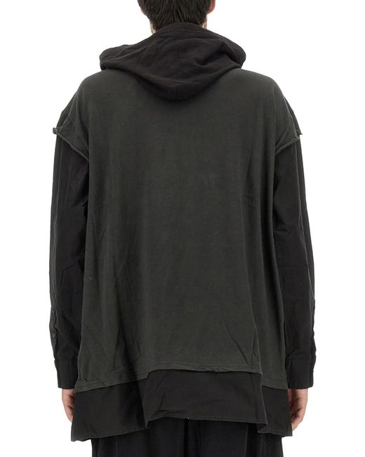 MM6 by Maison Margiela Black Cotton Jersey for men