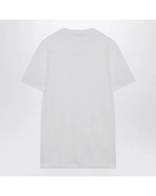 Prada White Cotton Tshirt for men