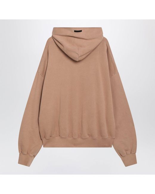 Fear Of God Brown Ginger 90S Cotton Hoodie for men