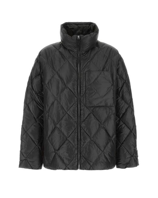 Jil Sander Black Nylon Down Jacket for men