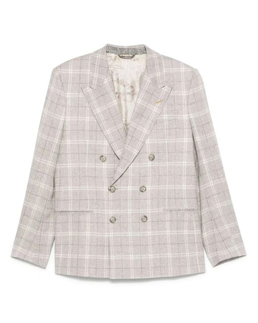 Etro Natural 100% Cotton Stylish Jacket for men