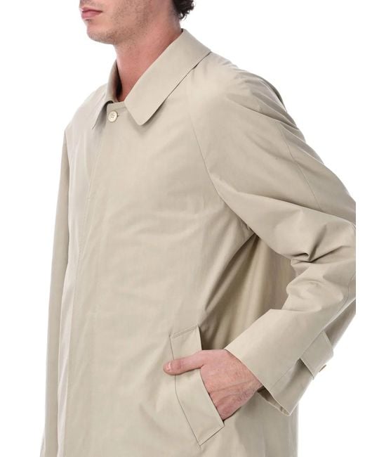 Prada Natural Cotton Classic Coat for men
