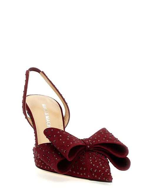 Mach & Mach Red 'Le Cadeau' Slingback