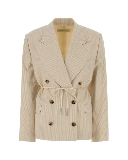 Dries Van Noten Natural 01012-Bosea Bis 3360 W W Jacket