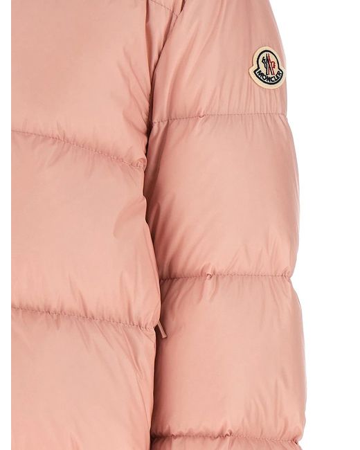 Moncler Pink 'Feligule' Down Jacket