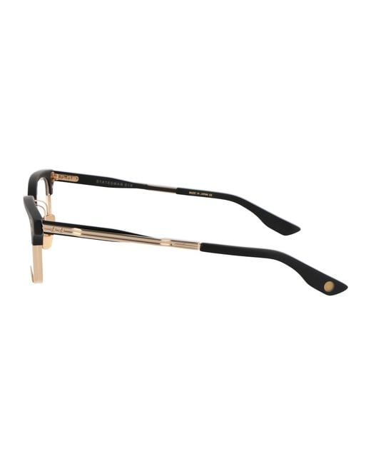 Dita Eyewear Black Matte/ Titanium Glasses for men