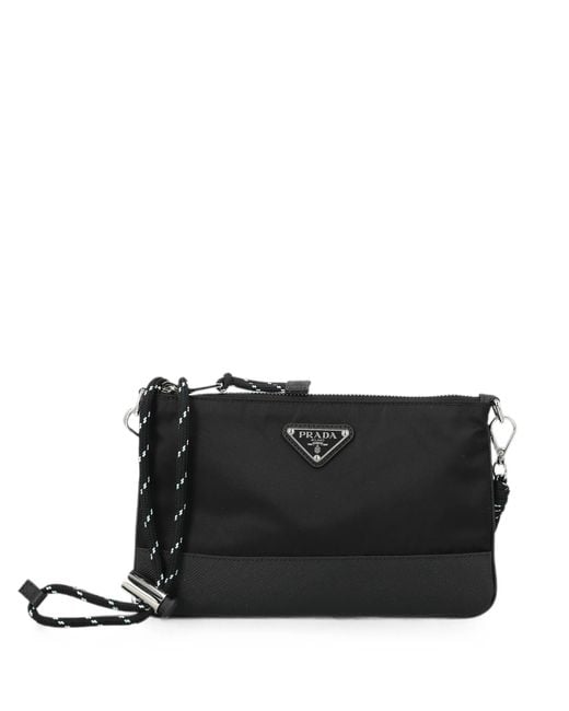 Prada Black Shoulder Bag Speedrock for men