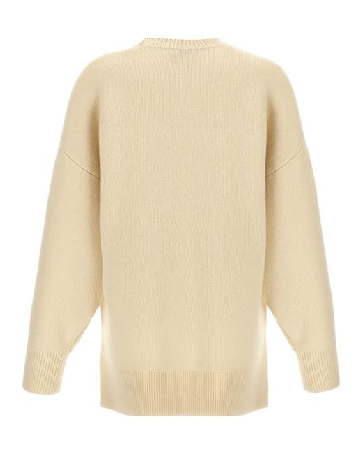 Totême White 'Double-Knit' Sweater